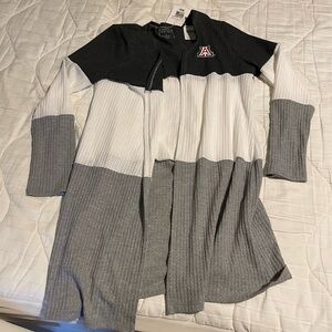 University of az embroidered cardigan